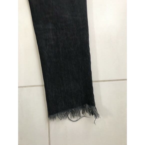 Carmar Distressed High Waist Button Fly Crop Cut Off Jeans - Picture 10 of 10